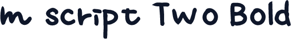 m script Two Bold