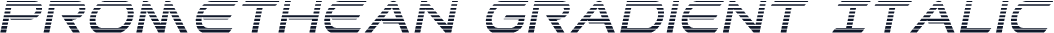 Promethean Gradient Italic