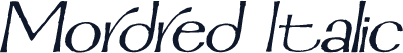 Mordred Italic