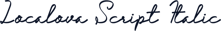 Localova Script Italic