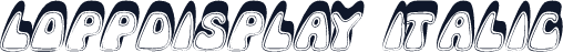 LoppDisplay Italic