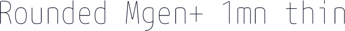 Rounded Mgen+ 1mn thin