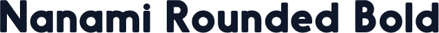 Nanami Rounded Bold