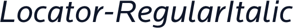 Locator-RegularItalic