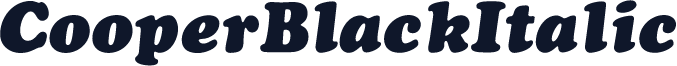 CooperBlackItalic