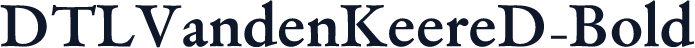 DTLVandenKeereD-Bold