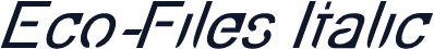 Eco-Files Italic