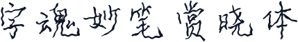 字魂妙笔赏晓体