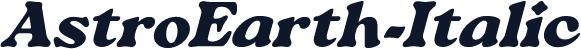 AstroEarth-Italic