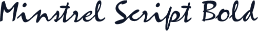 Minstrel Script Bold