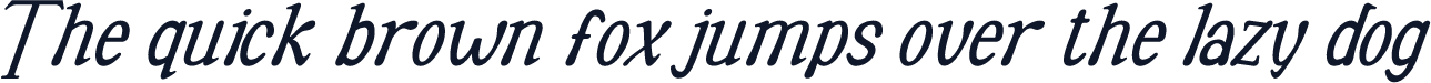 Strong Message Demo Italic