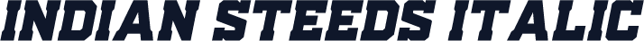 Indian Steeds Italic
