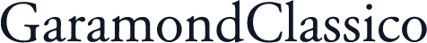 GaramondClassico
