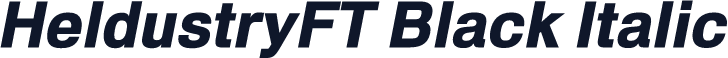 HeldustryFT Black Italic