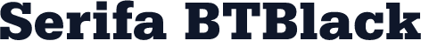 Serifa BTBlack