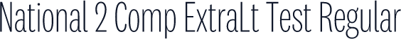 National 2 Comp ExtraLt Test Regular