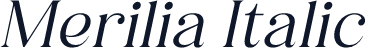 Merilia Italic