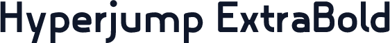 Hyperjump ExtraBold