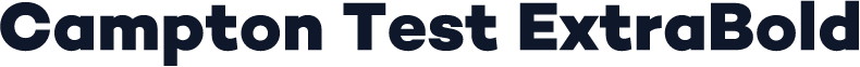 Campton Test ExtraBold