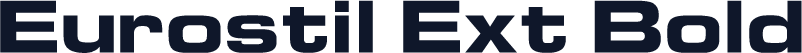 Eurostil Ext Bold