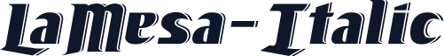 LaMesa-Italic