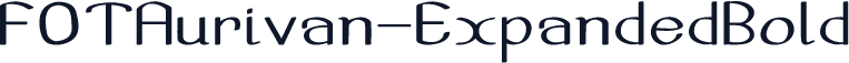 FOTAurivan-ExpandedBold