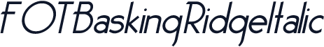 FOTBaskingRidgeItalic