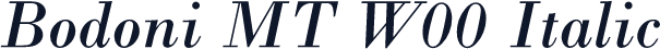 Bodoni MT W00 Italic