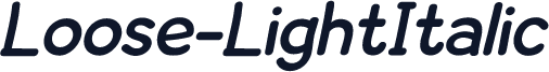 Loose-LightItalic