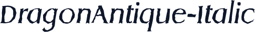 DragonAntique-Italic