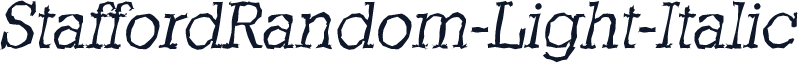 StaffordRandom-Light-Italic