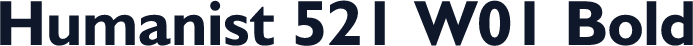 Humanist 521 W01 Bold
