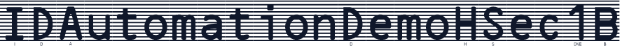 IDAutomationDemoHSec1B