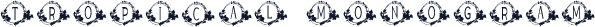 Tropical Monogram