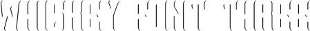 Whiskey Font Three