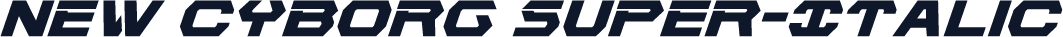 New Cyborg Super-Italic