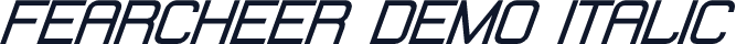 Fearcheer Demo Italic