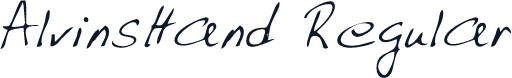 AlvinsHand Regular