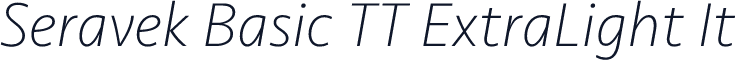 Seravek Basic TT ExtraLight It