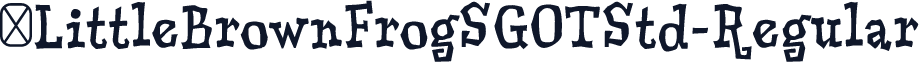 ☞LittleBrownFrogSGOTStd-Regular