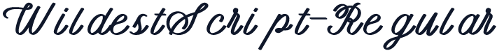 WildestScript-Regular