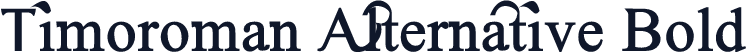 Timoroman Alternative Bold