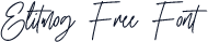 Elitmog Free Font
