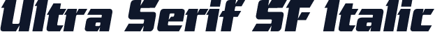 Ultra Serif SF Italic