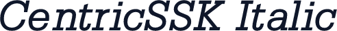 CentricSSK Italic