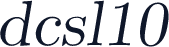 dcsl10