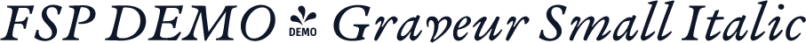 FSP DEMO - Graveur Small Italic