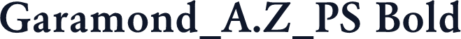Garamond_A.Z_PS Bold