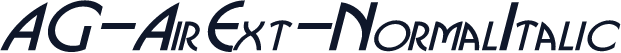 AG-AirExt-NormalItalic