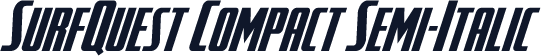 SurfQuest Compact Semi-Italic